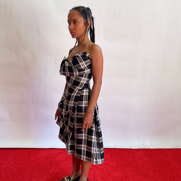 Vivienne Westwood VINTAGE BRAND NEWSS10 GOLD LABEL “DAME” CORSET DRESS UK 10US 6 - Picture 17 of 17